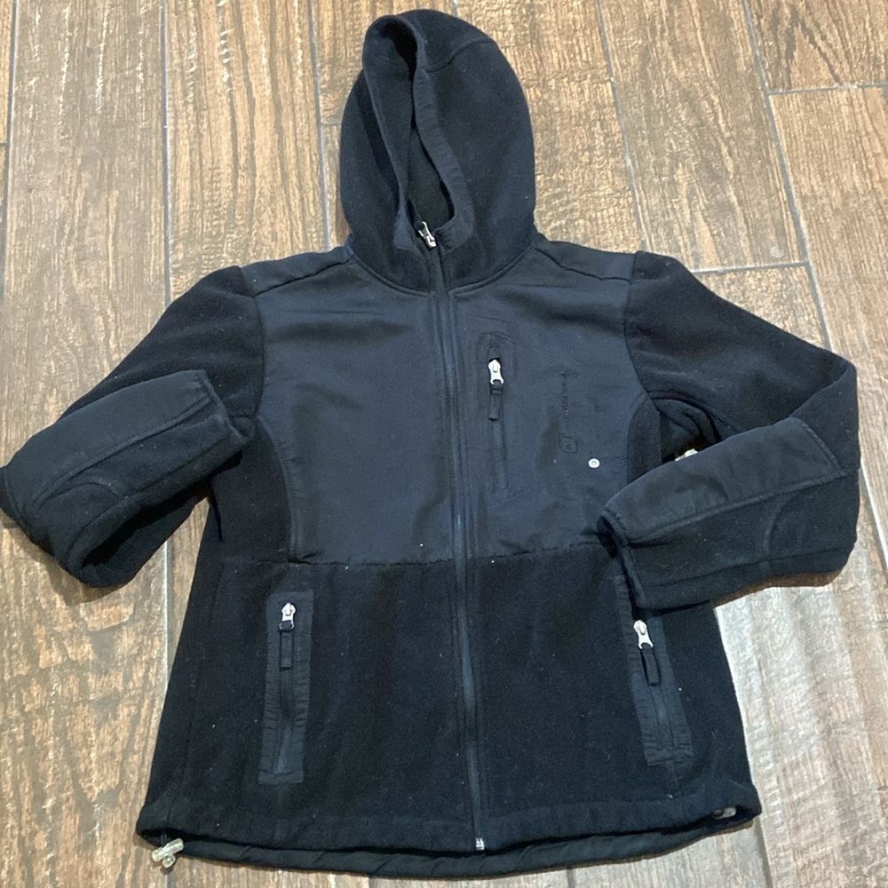 Free Country Black Fleece Jacket Size Small